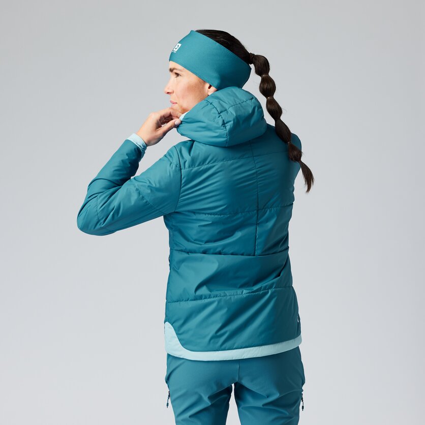 Martini Sportswear - VESUV - Primaloft & Gloft Jackets in lake-ice - rear view model - Women