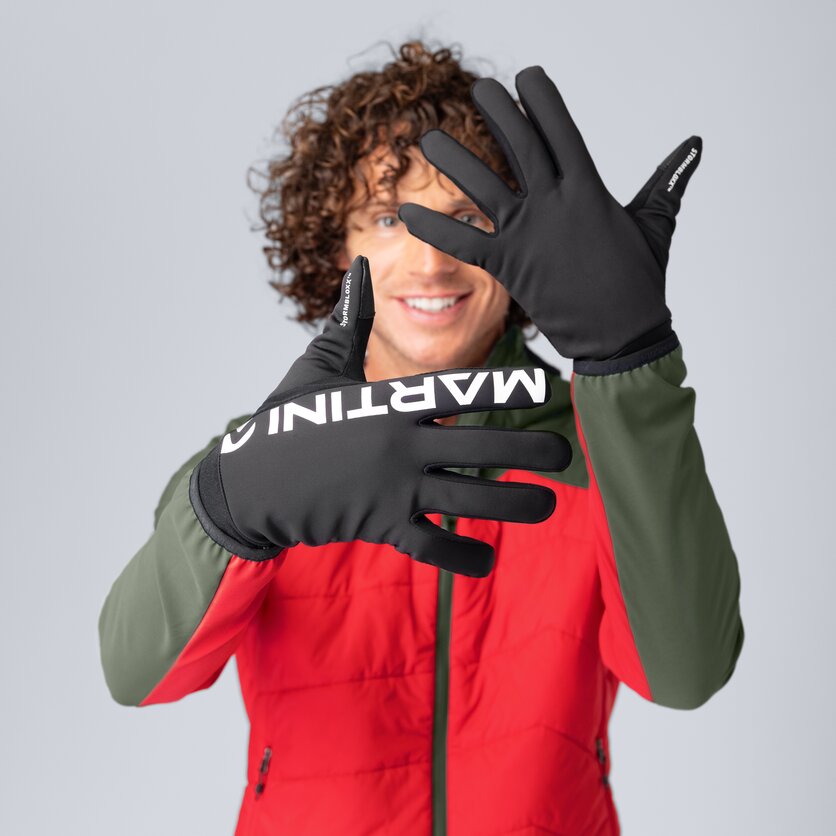 Martini Sportswear - Alvaro Gloves Uni - Gloves & mittens in black - Detail 1 - Unisex
