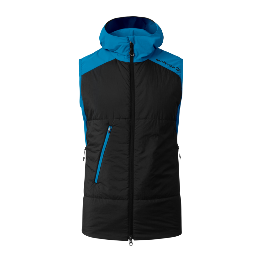Martini Sportswear - Trektech Hybrid Vest G-Loft® M - Gilet in imperial-black - vista frontale - Uomo