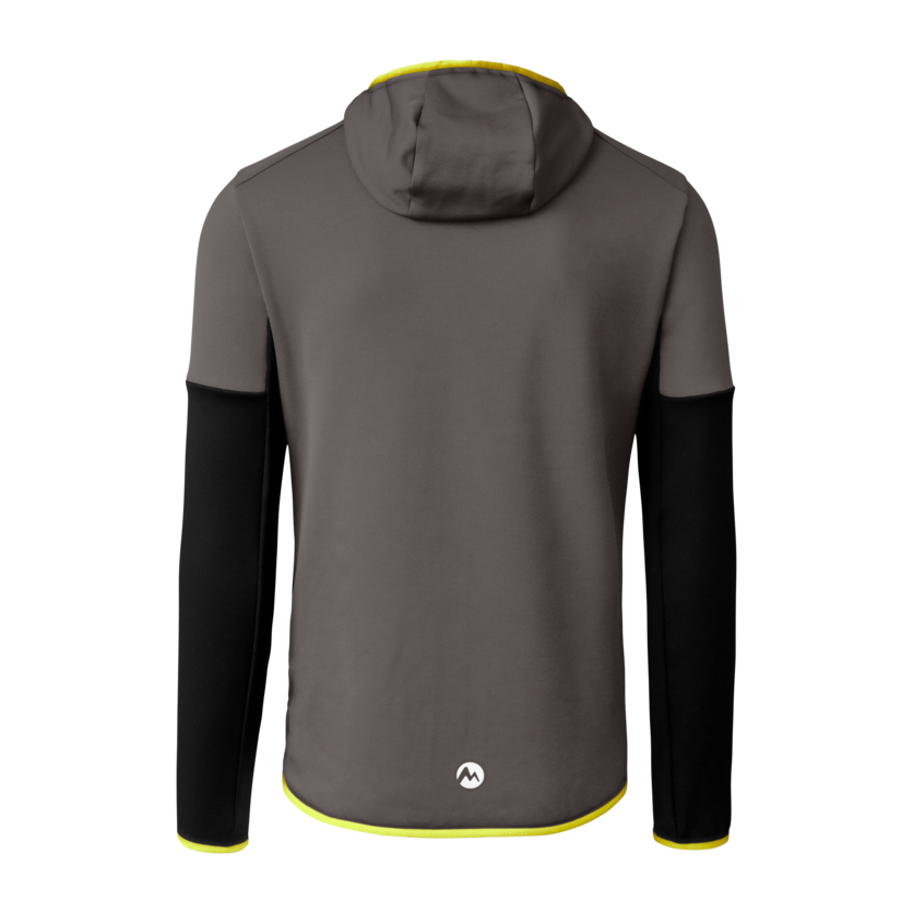 Martini Sportswear - Peakpower Hybrid Windbreaker Jacket M - Hybridjacken in steel-ginger - Rückansicht - Herren