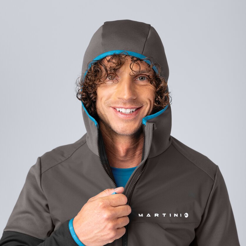 Martini Sportswear - Peakpower Hybrid Windbreaker Jacket M - Hybridjacken in steel-mars - Detail 7 - Herren
