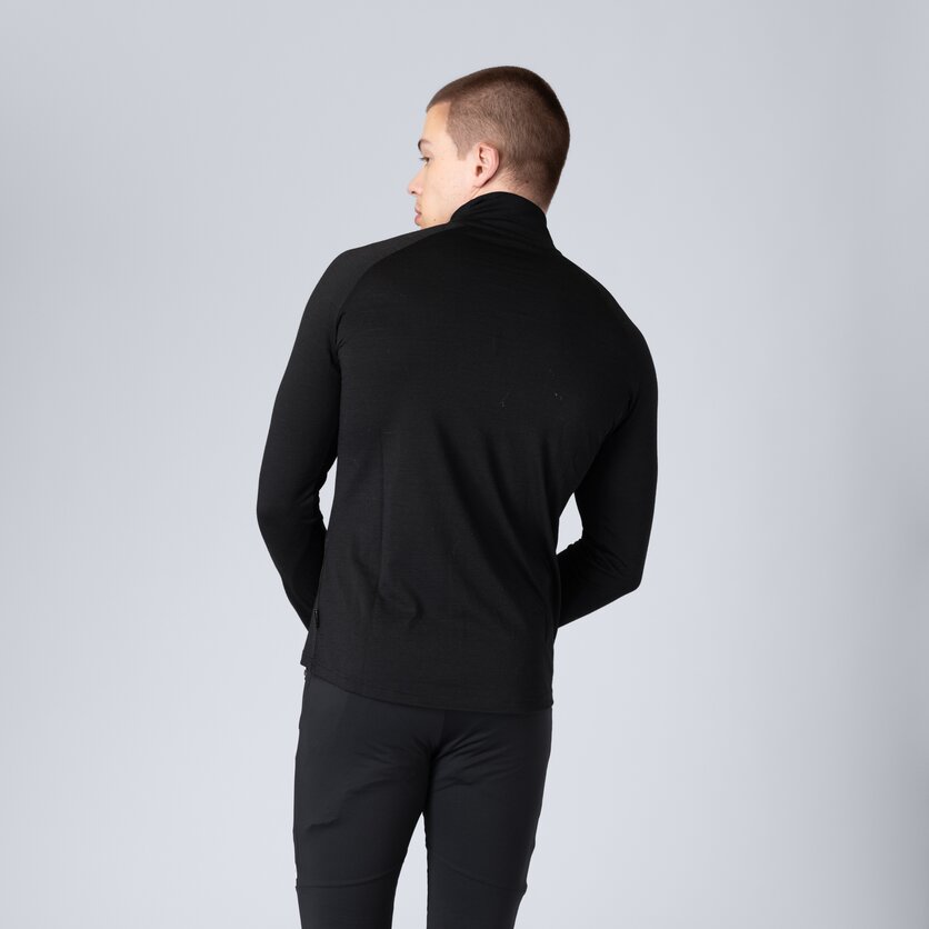 Martini Sportswear - Horizon Halfzip Shirt M - Langarmshirts in seaport-lava - Rückansicht Model - Herren