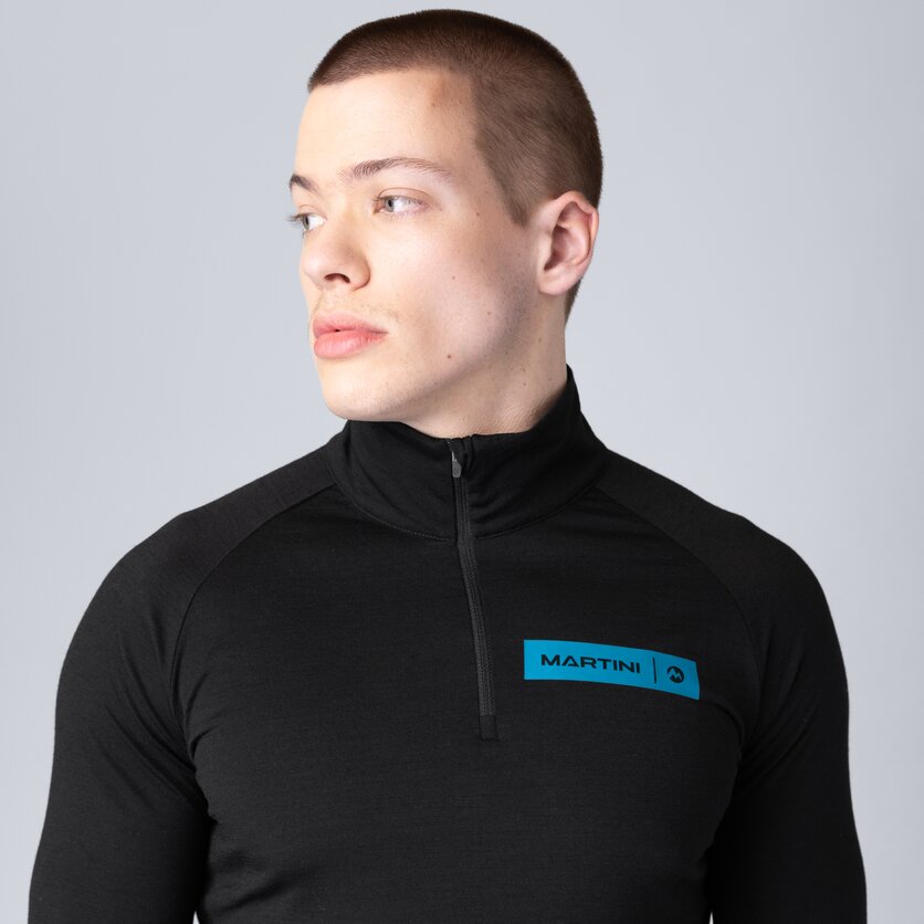 Martini Sportswear - Horizon Halfzip Shirt M - Langarmshirts in seaport-lava - Detail 1 - Herren
