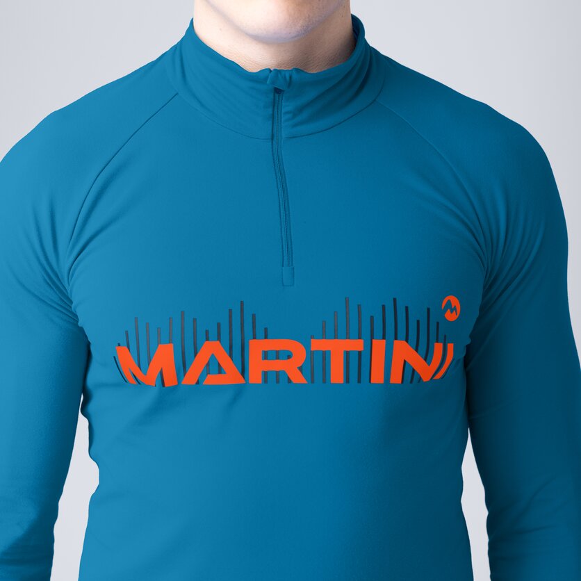 Martini Sportswear - Fullforce Halfzip Shirt M - Langarmshirts in imperial-lava - Detail 1 - Herren